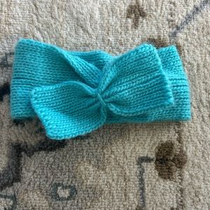 Turquoise ear warmer